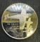 History of Flight Messerschmitt 109 German Fighter 1933 Sterling Silver Coin 1.30 Oz