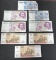 Foreign Bank Notes Italy Lire Caravaggio Russia Rubles