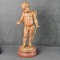 Bronze Cupid begging Love Amour sculpture stamped Medaille D'Argent signed D. Debut