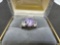 2 Amethyst and Topaz Rings