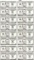 Uncut Sheet of 5 Dollar Bills Banknotes 16 Count $80 Face Value