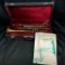 Trumpet with hard case and Breathe Easy book