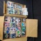 2 boxes of 1980s-2000s baseball cards Topps Leaf Fleer Ultra Upper Deck