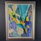 Framed artwork oil/canvas with signature
