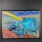 Framed artwork oil/canvas signed Nainri