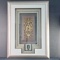 Framed large shadow box carved Chinese gilt wood