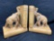 Pair of Elephant Bookends