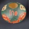 Native American hand painted pottery by Kim Bryant
