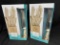 Pair of Martha Stewart 14 Pc Stainless Steel Cutlery Set w Wood Block NIB