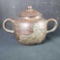 Vintage Chinese porcelain pot with old Chinese man/inscription