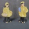 2 Vintage porcelain Chinese figurines/bookends