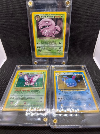 Pokemon Cards Dark Weezing Venomoth Light Azumarill