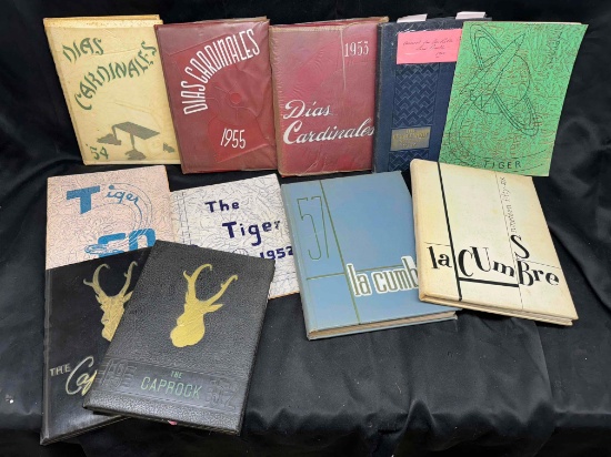 11 Vintage 1950s Yearbooks