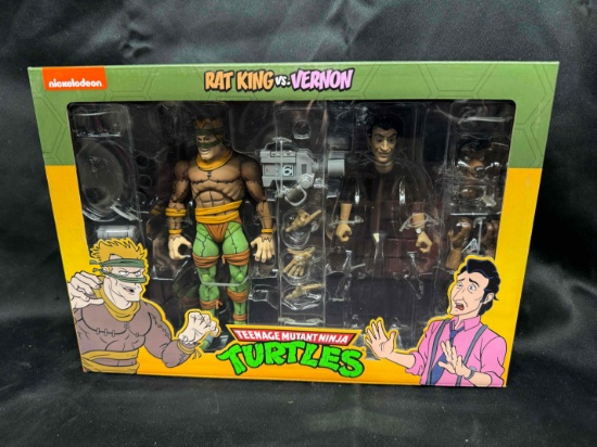 NECA TMNT Ninja Turtles Rat King Action Figure w/ Vernon Parts