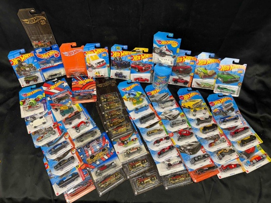 Approx 60 Assorted Hotwheels Toy Cars