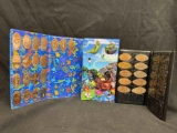 Pressed Coin Collection Disney and Passport of Traveled Places