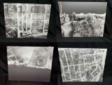 4 Aerial Photography LA Jolla 1927 San Diego Wall Canvas Art 17x21