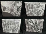 4 Aerial Photography LA Jolla 1927 San Diego Wall Canvas Art 16x20