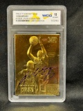 1996-97 Fleer 23kt Gold Kobe Bryant Rookie Purple Signature Limited Edition WCG 10