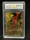 1996-97 Fleer 23kt Gold Game Breakers Michael Jordan - Scottie Pippen Signature Series WCG 10