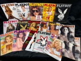 17 Vintage 1980s-90s Playboy Magazines centerfolds