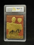 2006 Merrick Mint Feel The Game Aaron Rodgers 2005 Draft Pick - Packers WCG 10