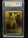 1998 Fleer 23kt Gold Karl Malone 