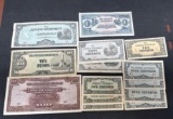 Japanese Foreign Bank Notes Centavos Pesos