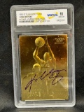 1996-97 Fleer 23kt Gold Kobe Bryant Rookie Purple Signature Limited Edition WCG 10