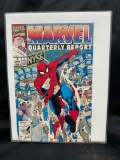 Marvel Quarterly Report 3rd Quarter 1991 Framed Comic Book Cover
