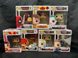 7 Funko POP! Superhero Figures Flash, Deadpool, Suicide Squad more