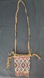Tribal Timor beaded Aluk mans Ceremonial bag