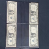 8 one dollar U.S. 1957 silver certificate notes 2 are star/silver certificates