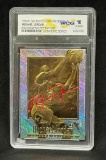 1996.97 Skybox Ex-2000 Credentials Michael Jordan Holographic Refractor Signature Series GEM 10