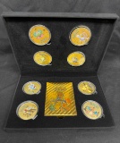 Pokemon Gold Collector Coins and Gold Deck of Cards