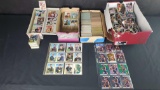 Large lot Baseball Football Basketball cards 1970s-2000s Topps Fleer Donruss Upper Deck more