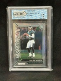 2020 PRIZM GEM10 #12 JALEN HURTS GEM ROOKIE Card