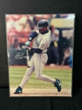 Signed Ken Griffey Jr Photograph in Frame 12x15