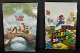 Super Mario Brothers Winnie the Pooh Framed Posters 23x35