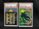 1992 SkyBox Marvel Masterpieces Black Panther and Checklist PSA 4, 8