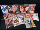 16 Vintage 1980s Playboy Magazines Centerfolds