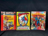 Vintage 1970s Jumbo Size Comics. Superfriends Superman Wonder woman