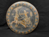 Fancy Egyptian Metal Plate Wall Art