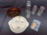 Vintage Milk Bottles, Children?s plates more