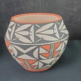 Vintage Acoma Pottery Bowl by Norma Jean