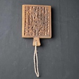 Vintage Wooden Buddhist printing block