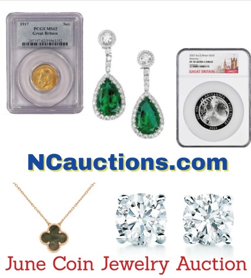 2024 June Fine Coin & Jewelry Auction