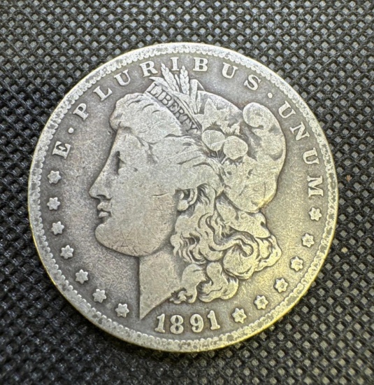 1891-O Morgan Silver Dollar 90% Silver Coin