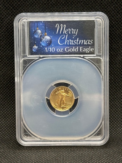 2022 1/10 Oz 9999 Fine Gold Eagle Bullion Coin