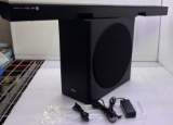 Samsung 5.1.2CH Soundbar w/ Dobly Atmos Subwoofer HW-Q850T scuffs edging tested working no remote